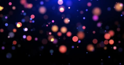 Abstract elegant particles animation concept for birthday and holiday Stock Footage 314060306