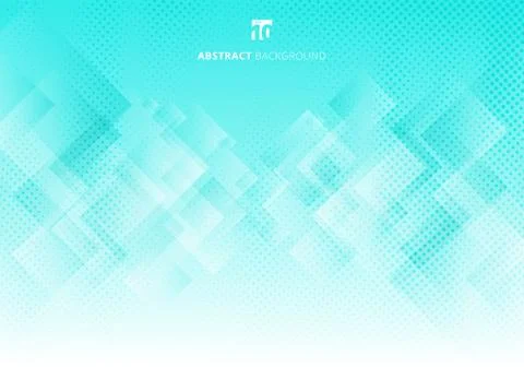 Abstract elegant squares shapes pattern overlay layer geometric white and gre イラスト素材