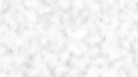 Abstract elegant technology particles waves on white background seamless loop 4K Stock Footage 305779079