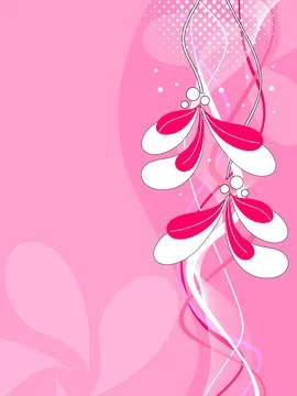 Abstract elegent floral work for all occsations Stock Illustration