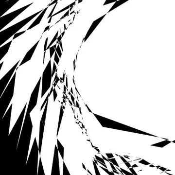 Abstract element. Geometric illustration. Graphics with generated element(s) Illustrazione stock