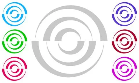 Abstract element. Geometric illustration. Graphics with generated element(s) Illustrazione stock