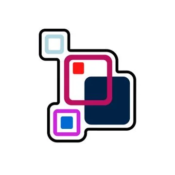 Abstract element icon Ilustração Stock