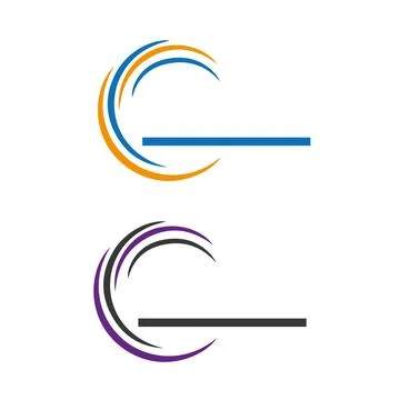 Abstract element network connection logo symbol icon vector design stock illustr Stock Illustration