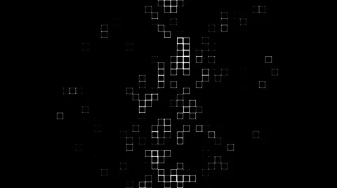 Abstract element for vj for background comp dancing squares  스톡 동영상 50772633