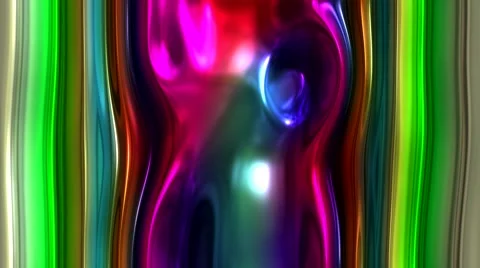 Abstract element for vj for background comp chrome colours blending  Video stock 50774518