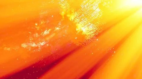 Abstract elemental pattern background and sun light. Illustrazione stock