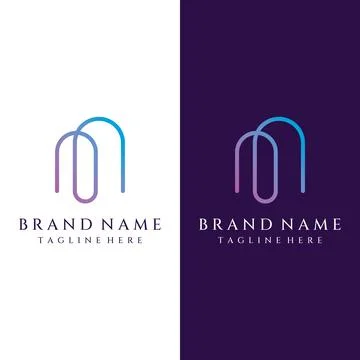 Abstract elements of arch line vector logo, for the construction of doors, .. Illustrazione stock