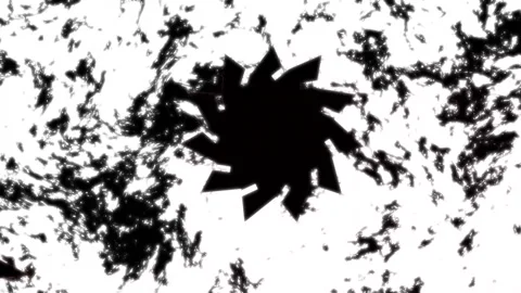 Abstract elements green screen Video stock 306120984