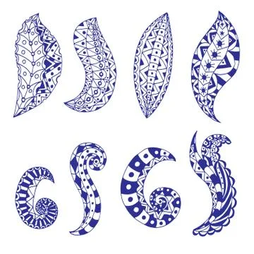 Abstract elements Illustrazione stock