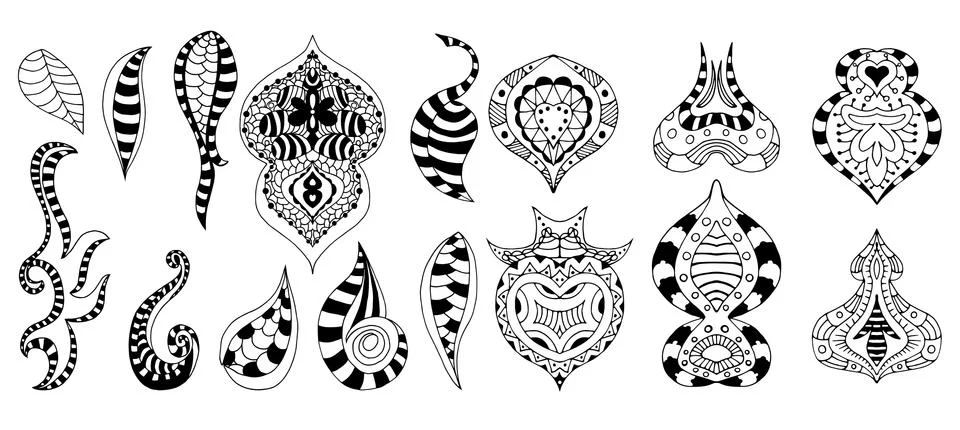 Abstract elements イラスト素材