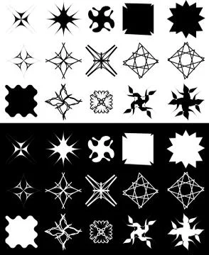 Abstract elements Stockillustratie