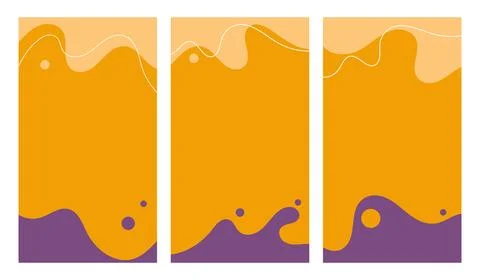 Abstract elements organic fluid liquid shapes background design. Stock Illustration