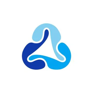 Abstract elements water drop logo shape symbol icon vector design Stock Illustration
