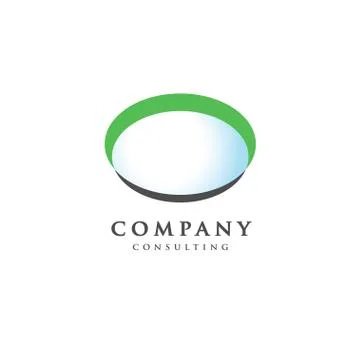 Abstract ellipse concept Stock Illustration