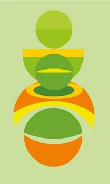 ABSTRACT ELLIPSE Stock Illustration