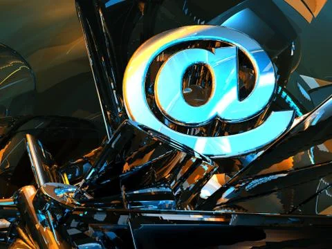 Abstract email Stock Illustration