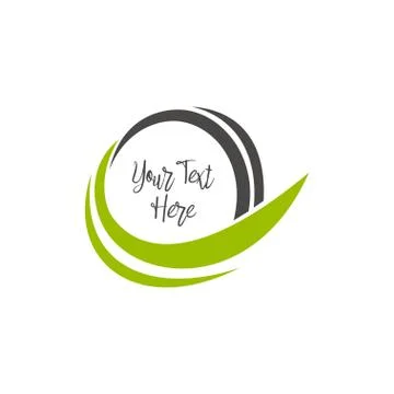 Abstract Emblem Blank Design Vector Template Frame Border Stock Illustration