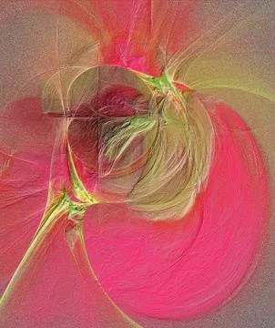 Abstract embossed background in pink and green Stock Illustration