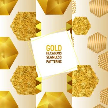 Abstract embossed hexagon seamless pattern honeycomb background vector Stock Illustration