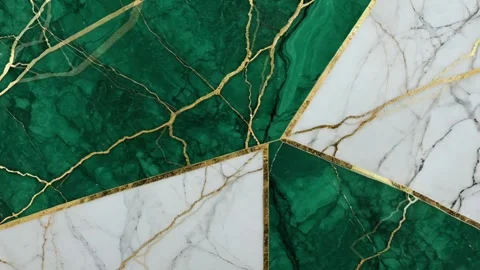 Abstract emerald and marble texture with gold veins 스톡 동영상 312801226