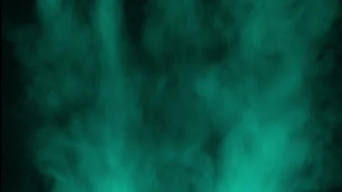 Abstract emerald background of steam or smoke jets Stock Footage 281655390