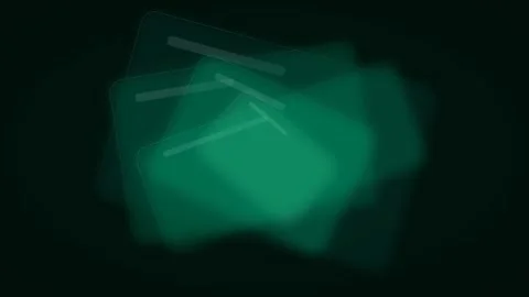 Abstract Emerald Corporate Glass Technology Background Animation Video Stock Footage 336159663