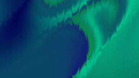 Abstract emerald green aurora liquid wave motion background video Vídeo Stock 342612139