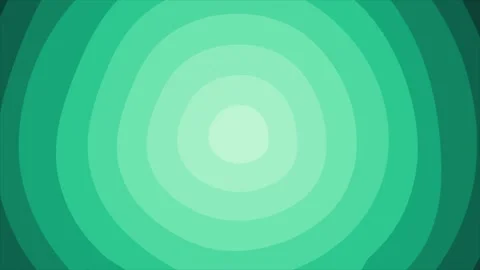 Abstract Emerald Green Gradient Concentric Circles Background Animation Stock Footage 346017752