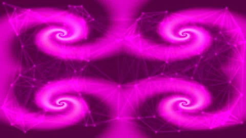 Abstract emerald green spiral vortex background, glowing digital energy mot.. Stock Footage 339495257