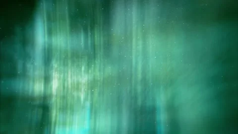 Abstract Emerald Green Underwater Light Leak with Floating Dust Particles Видео 344841964