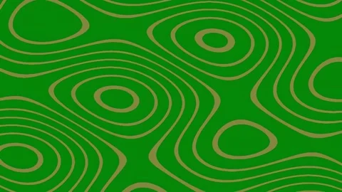 Abstract emerald green wavy lines background seamless pattern design Stock Footage 341059974