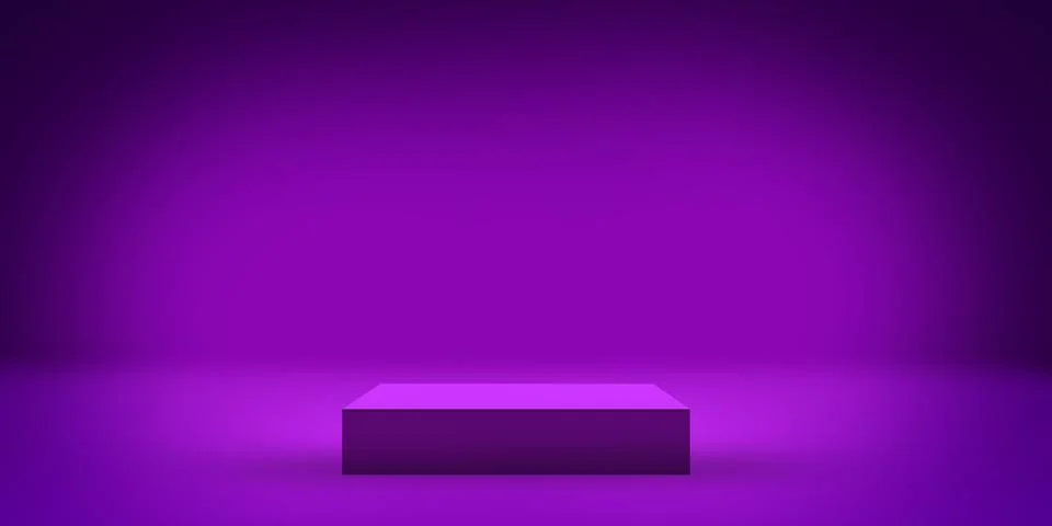 Abstract Empty 3D Rendered Purple Modern Background with free copy space イラスト素材