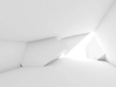 Abstract empty 3d room interior Illustrazione stock