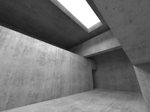 Abstract empty dark interior background, 3d render Illustrazione stock