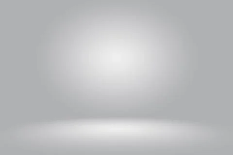 Abstract Empty Dark White Grey gradient with Black solid vignette lighting 库存插图