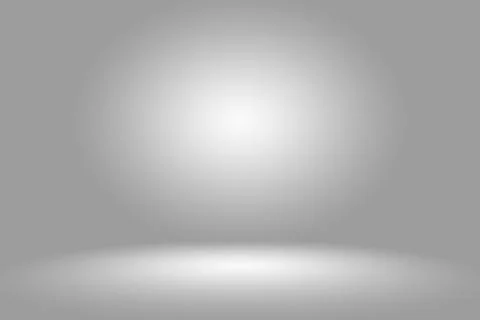 Abstract Empty Dark White Grey gradient with Black solid vignette lighting 库存插图