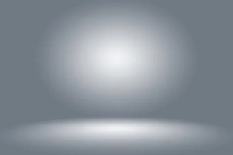 Abstract Empty Dark White Grey gradient with Black solid vignette lighting Stock Illustration