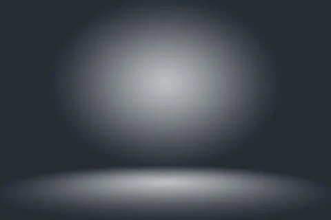 Abstract Empty Dark White Grey gradient with Black solid vignette lighting Stockillustratie