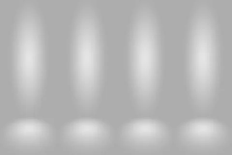 Abstract Empty Dark White Grey gradient with Black solid vignette lighting Stock Illustration