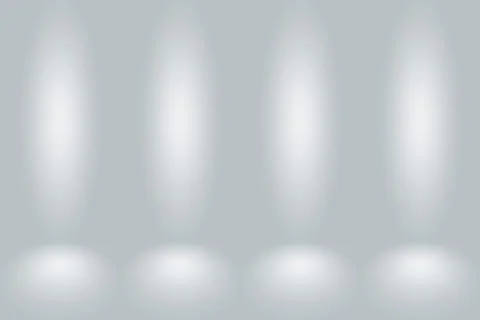 Abstract Empty Dark White Grey gradient with Black solid vignette lighting Stock Illustration