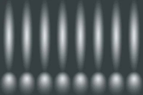 Abstract Empty Dark White Grey gradient with Black solid vignette lighting Stockillustratie