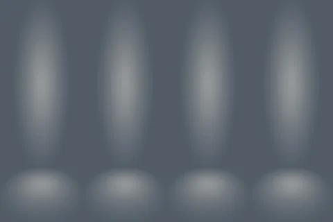 Abstract Empty Dark White Grey gradient with Black solid vignette lighting 库存插图