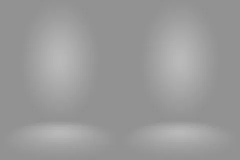 Abstract Empty Dark White Grey gradient with Black solid vignette lighting Stockillustratie