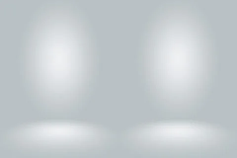 Abstract Empty Dark White Grey gradient with Black solid vignette lighting Stock Illustration