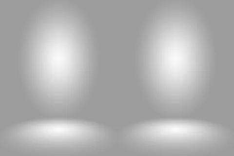 Abstract Empty Dark White Grey gradient with Black solid vignette lighting Stockillustratie