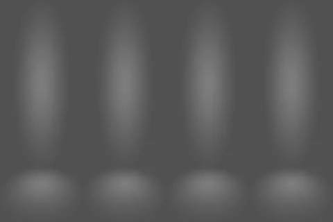 Abstract Empty Dark White Grey gradient with Black solid vignette lighting Stock Illustration