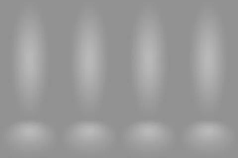 Abstract Empty Dark White Grey gradient with Black solid vignette lighting Stock Illustration