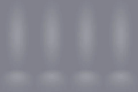 Abstract Empty Dark White Grey gradient with Black solid vignette lighting 库存插图