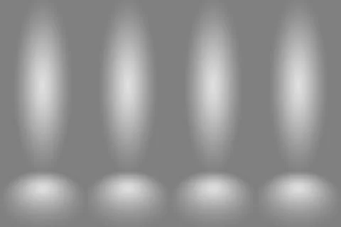 Abstract Empty Dark White Grey gradient with Black solid vignette lighting Stockillustratie